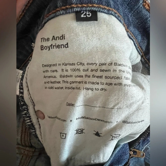 Baldwin Medium Wash Boyfriend Jeans - Picture 4 of 4